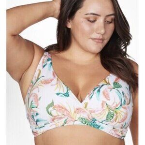 Artesands April Spritz Delacroix Bikini Top US SZ 8 Underwire DD/E Cup NWT